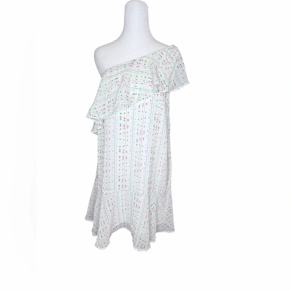 BCBGeneration One Shoulder Ruffled Dress